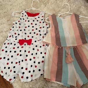 NWT rompers